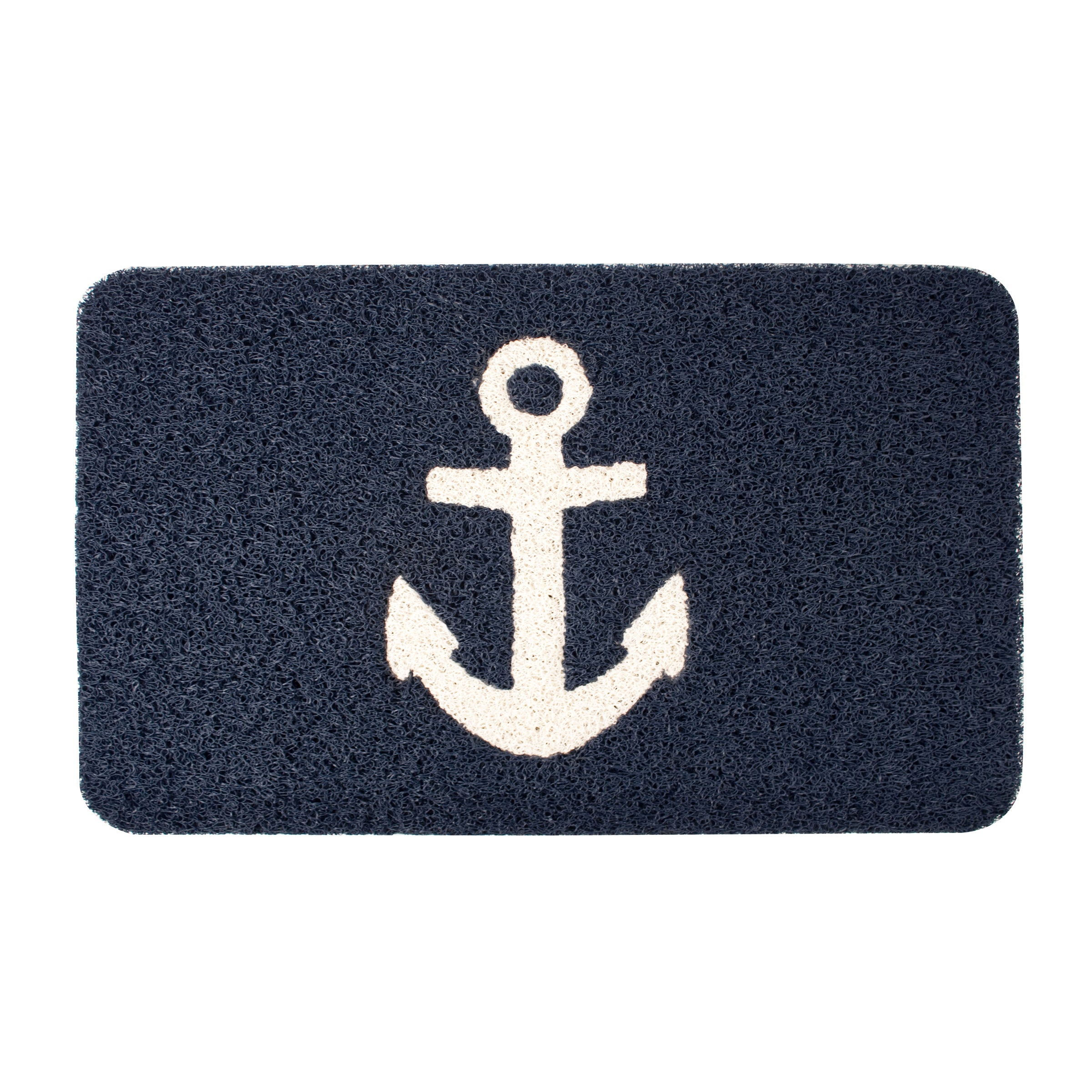 Non-Slip Anchor Design Doormat - Heavy Duty Indoor/Outdoor Entryway Rug for Home, Office, and Boat Use
