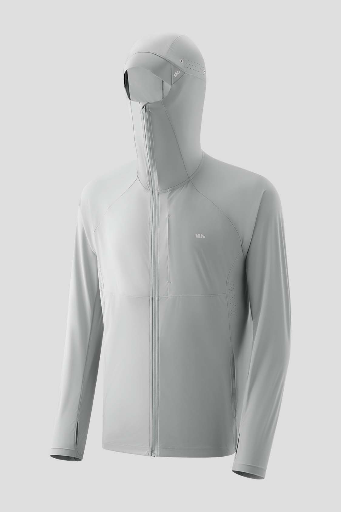Aero Men's Ultra Light Cooling Sports Sun Jacket UPF100+ - Breathable Sun Protection for Running, Hiking & Outdoor Activities