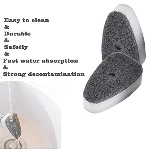 9pcs Kitchen Sponge Refills Set - Soap Dish Wand Replacement for Cleaning