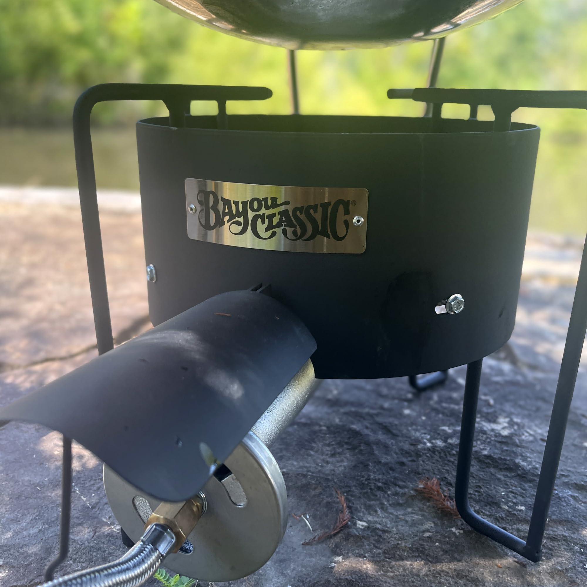 Bayou Classic KAB4 Banjo Burner - High-Pressure Propane Outdoor Cooker for Crawfish Boiling, Homebrewing & Large Batch Cooking | Perfect for Seafood Boils, Gumbo, Soup, Stew, Tamales & Beer Brewing | Great for Backyard Parties, Camping & Outdoor Events
