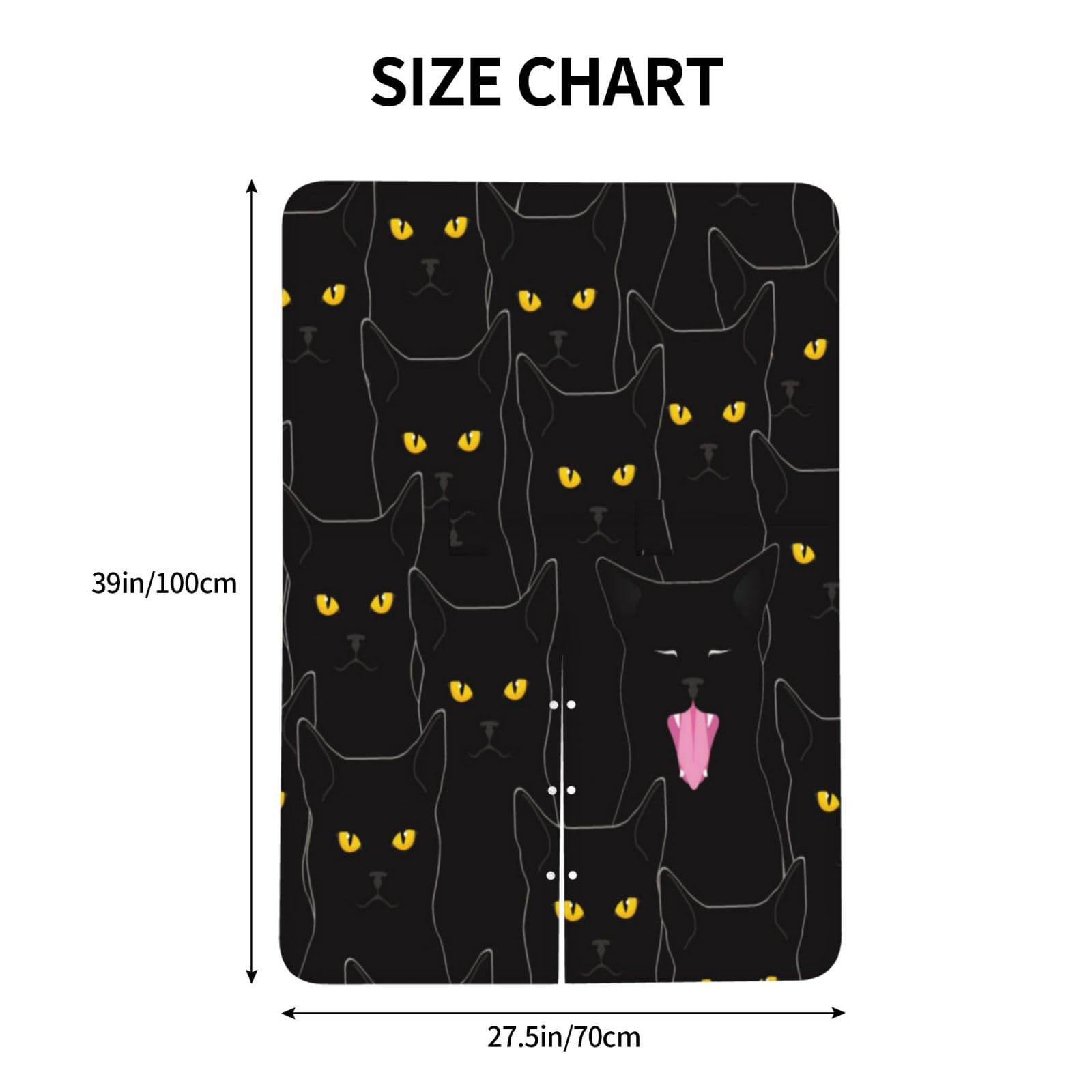 Black Cat Car Seat Cover for Babies - Peekaboo Opening & Nursing Canopy for Infant & Newborn | Waterproof & Breathable Car Seat Protector for Travel, Shopping & Daily Use