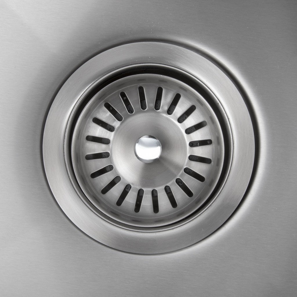 ZLINE 15 Inch Stainless Steel Topmount Single Bowl Bar Kitchen Sink - STS 15 Series with Multiple Color Options | Perfect for Small Kitchens, Bars, and RV Spaces