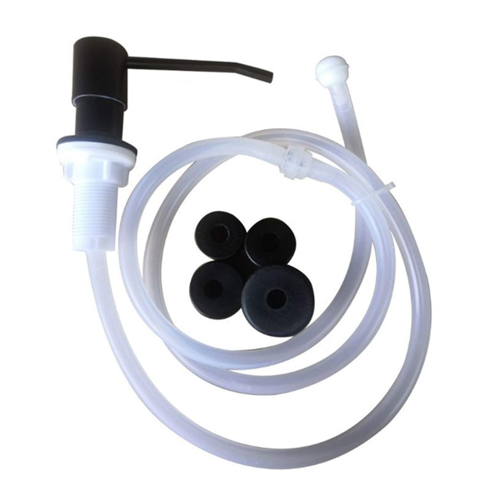 Stainless Steel Soap Dispenser Extension Tube Kit - Long Hose for Kitchen & Bathroom Sink Hand Pumps, Detergent & Lotion Dispenser, Ideal for Home, Office, and RV Use