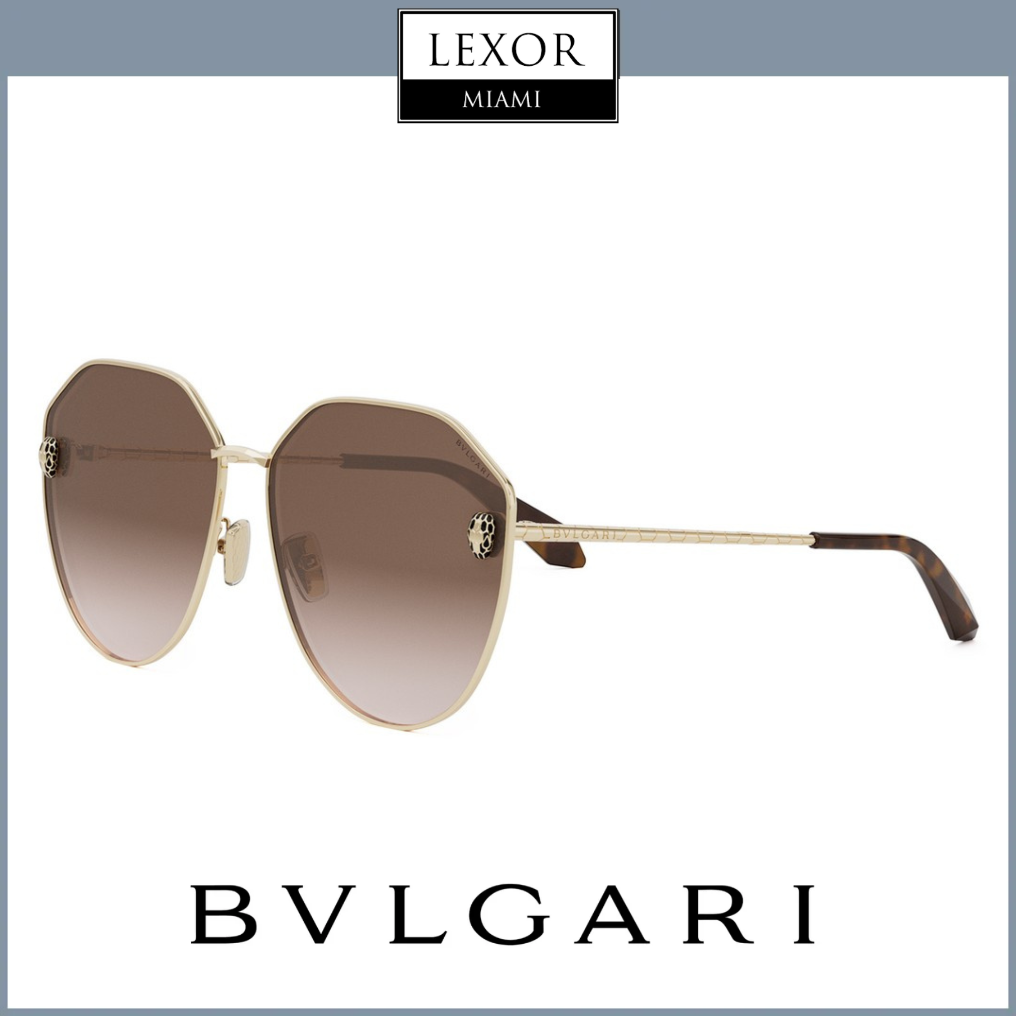 Bvlgari BV4008UN 6133F Luxury Sunglasses for Women - UV Protection Designer Shades - Perfect for Beach, Travel & Fashion Outfits