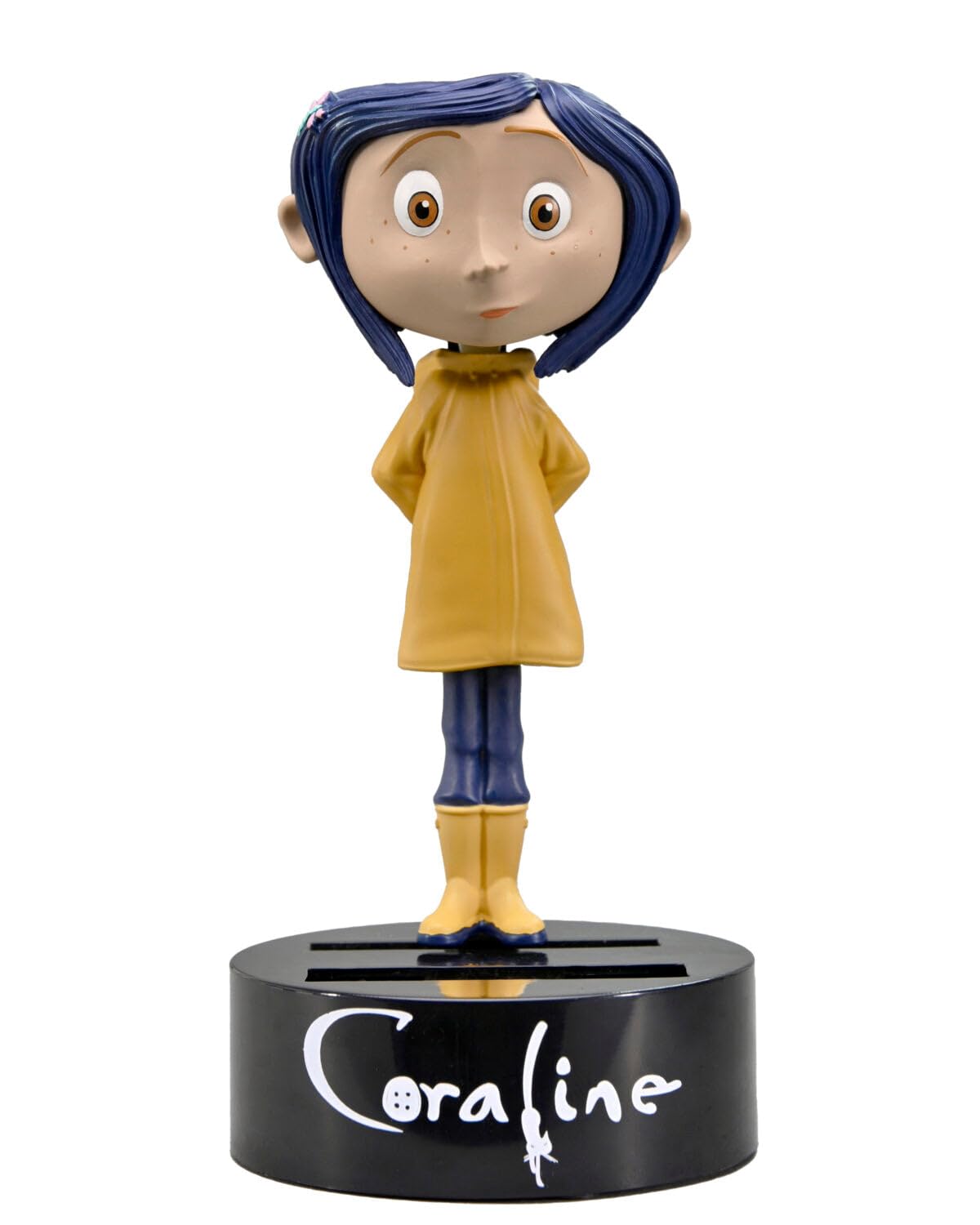 NECA Coraline Body Knocker Bobblehead - Collectible Movie Character Figure for Home Decor, Office Display, and Gift Giving