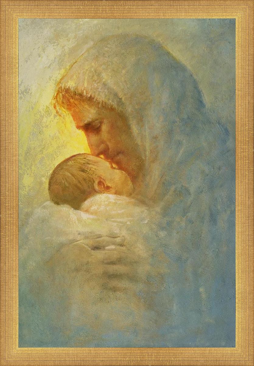 Abba By Yongsung Kim - Premium Christian Wall Art for Home & Church Decor | Inspirational Bible Verse Canvas Painting for Living Room, Bedroom & Office