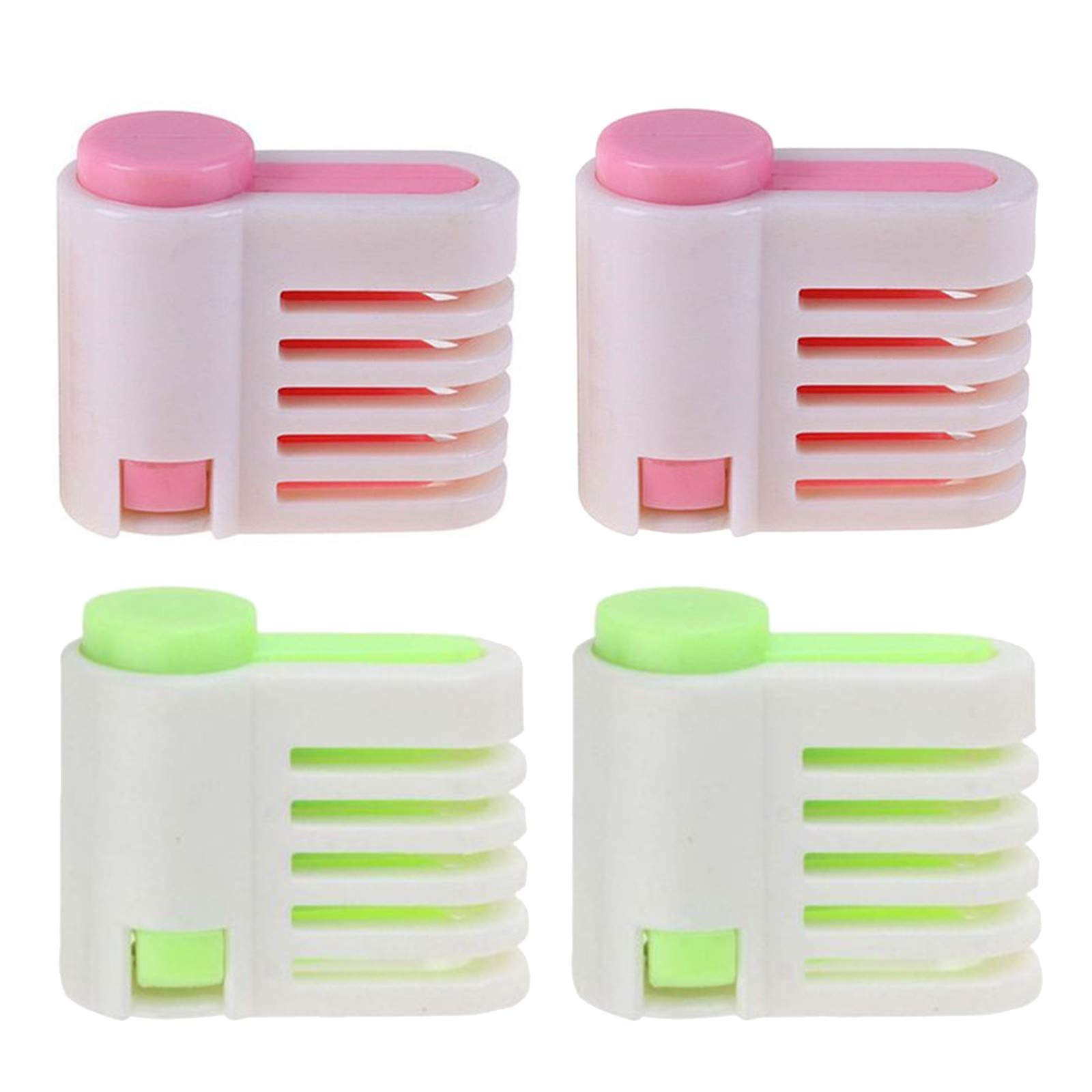 4Pcs Multicolor Bread Leveler Tools - Durable Cake Slicing Kit for Even Baking, Perfect for Home Kitchens, Bakeries, and Professional Use