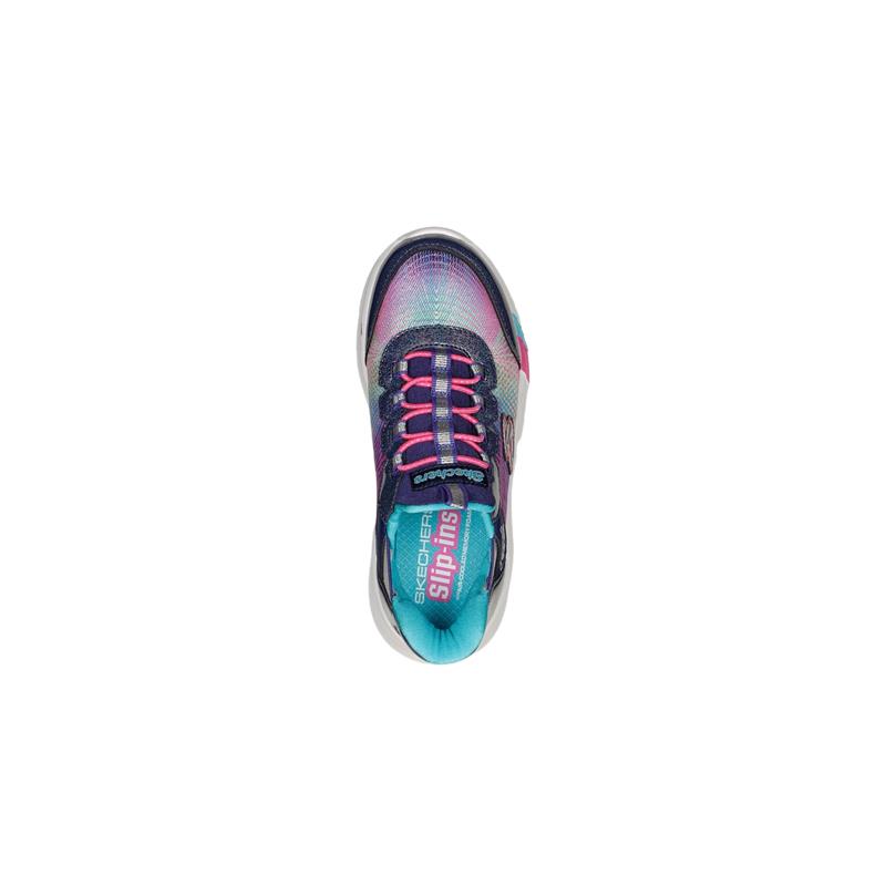 SLIP INS: DREAMY LITES Women's Comfortable Slip-On Shoes - Lightweight & Breathable for Everyday Wear | Perfect for Casual Outings, Work & Travel (Style 303514L/NVMT)