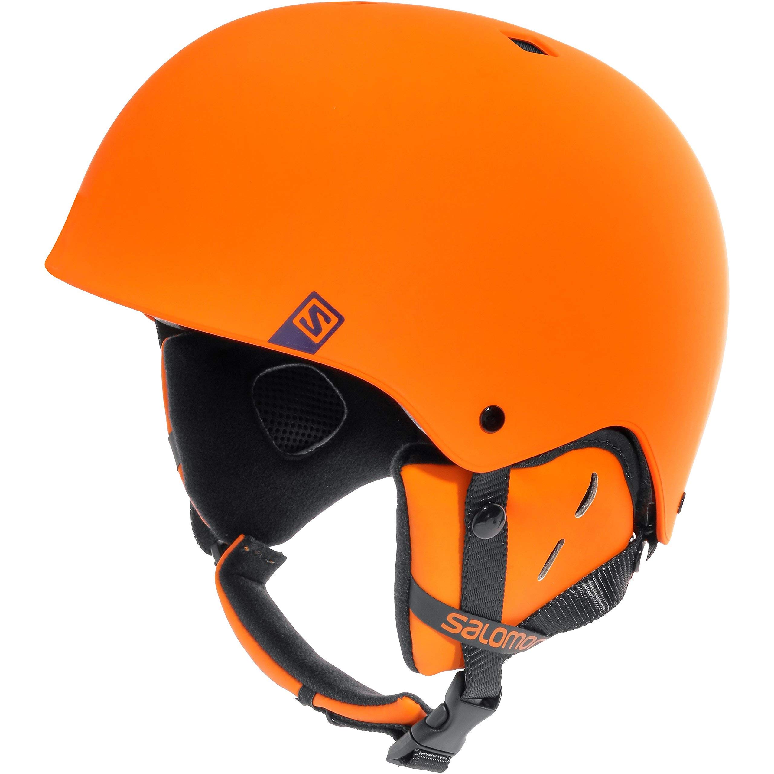 Salomon Brigade Helmet - Orange Matte - Lightweight & Durable Ski & Snowboard Helmet for Men & Women - Perfect for Downhill, Freeride & Backcountry Adventures