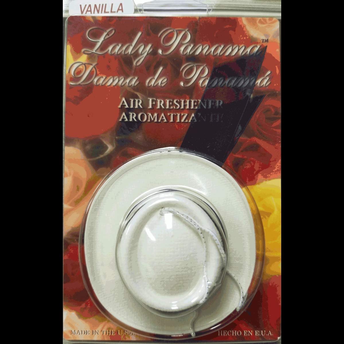 Vanilla Scented Ladies Cowboy Hat Air Freshener - Long-Lasting Car & Home Fragrance for Women - Perfect for Vehicles, Offices, and Western-Themed Decor