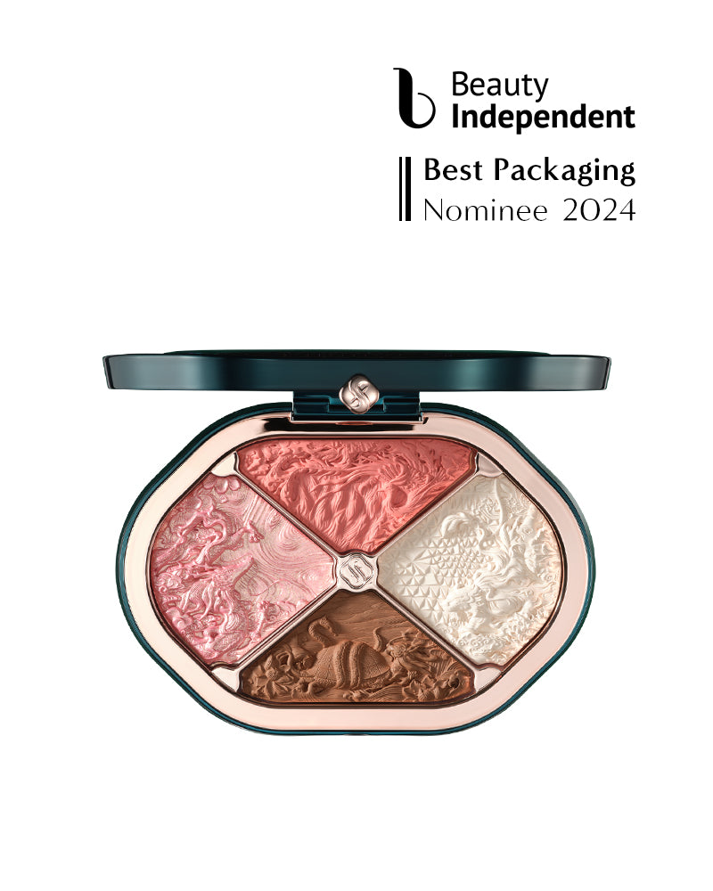 Eastern Beasts Sculpting Makeup Palette - Professional Contouring & Highlighting Kit for Asian Skin Tones | Perfect for Halloween, Cosplay, and Dramatic Makeup Looks