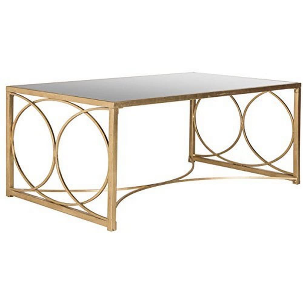 SAFAVIEH Melosa Gold Coffee Table - Modern Living Room Centerpiece for Home Decor, Stylish & Durable Accent Table - Perfect for Living Rooms, Offices & Apartments