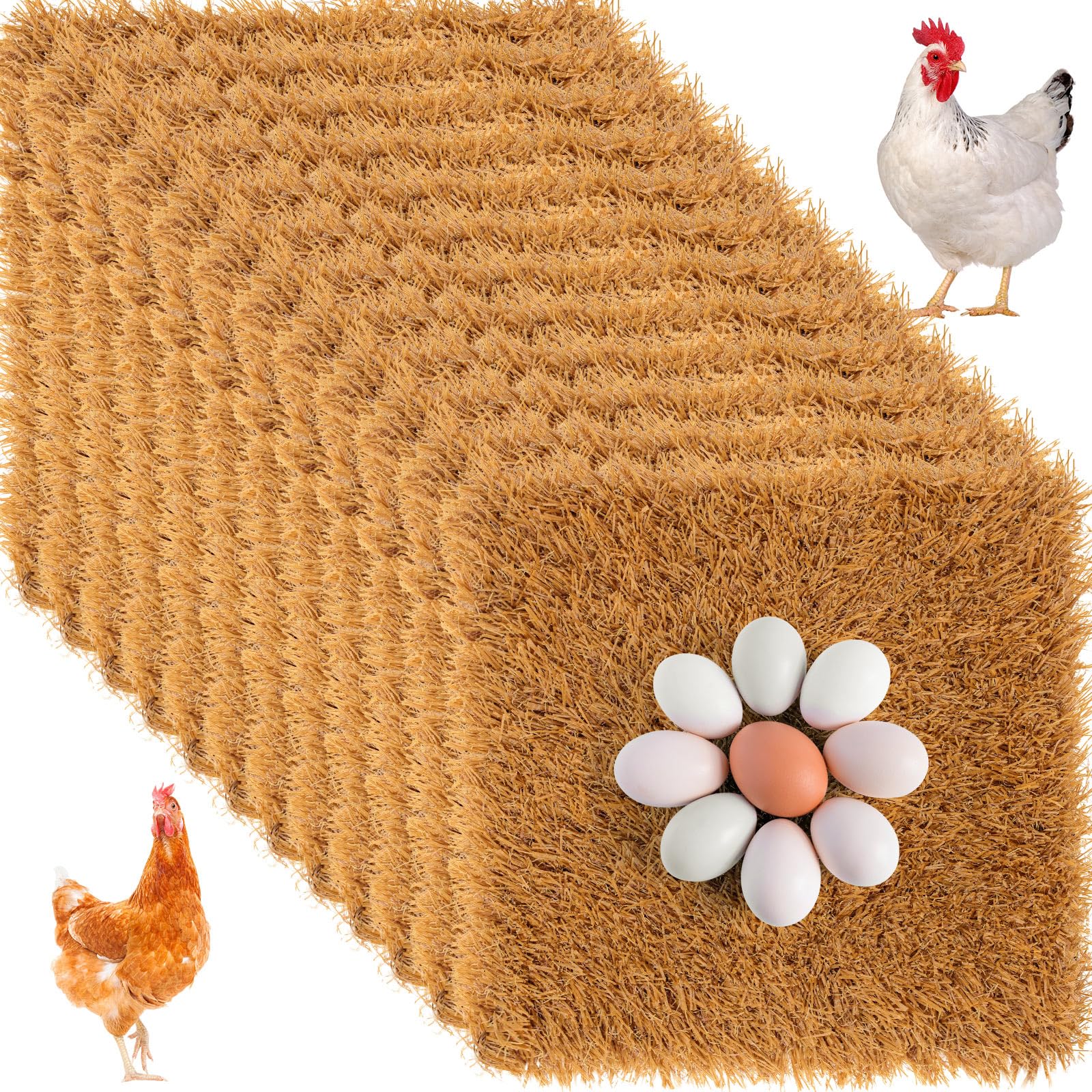 12 Pack Washable Chicken Nesting Pads - 12