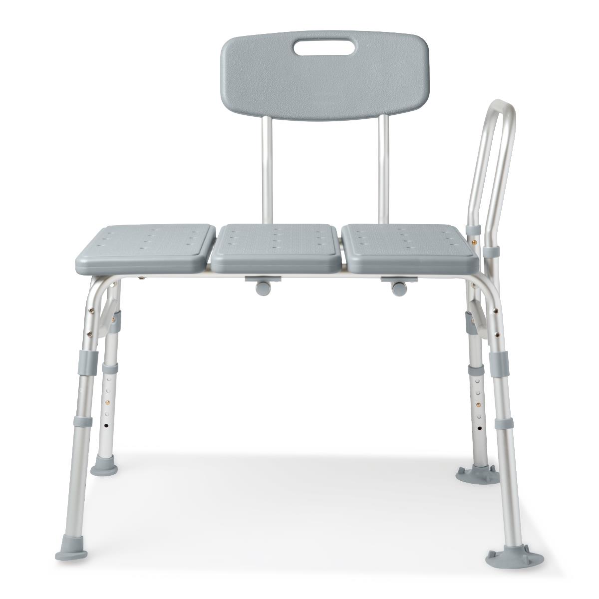 Single Transfer Bench for Shower & Bathroom - Safe & Sturdy Mobility Aid for Elderly & Disabled - Ideal for Home Healthcare & Accessibility