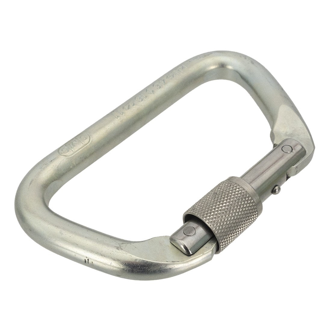 SMC NFPA Certified Steel Locking Carabiner - Heavy Duty Large Clip for Rock Climbing, Rescue, Rigging & Industrial Safety Use
