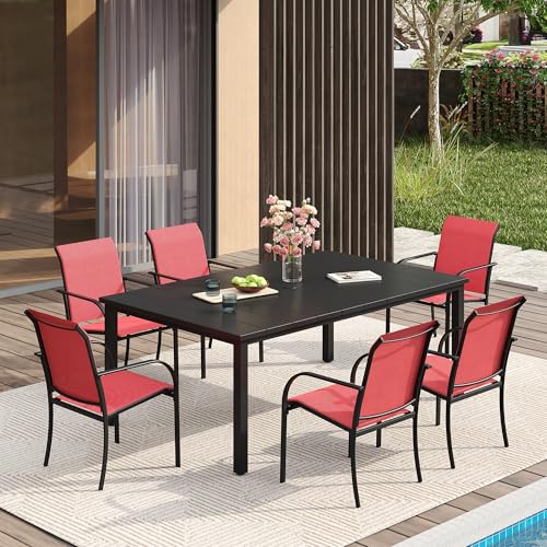 Black Table/Red Chairs