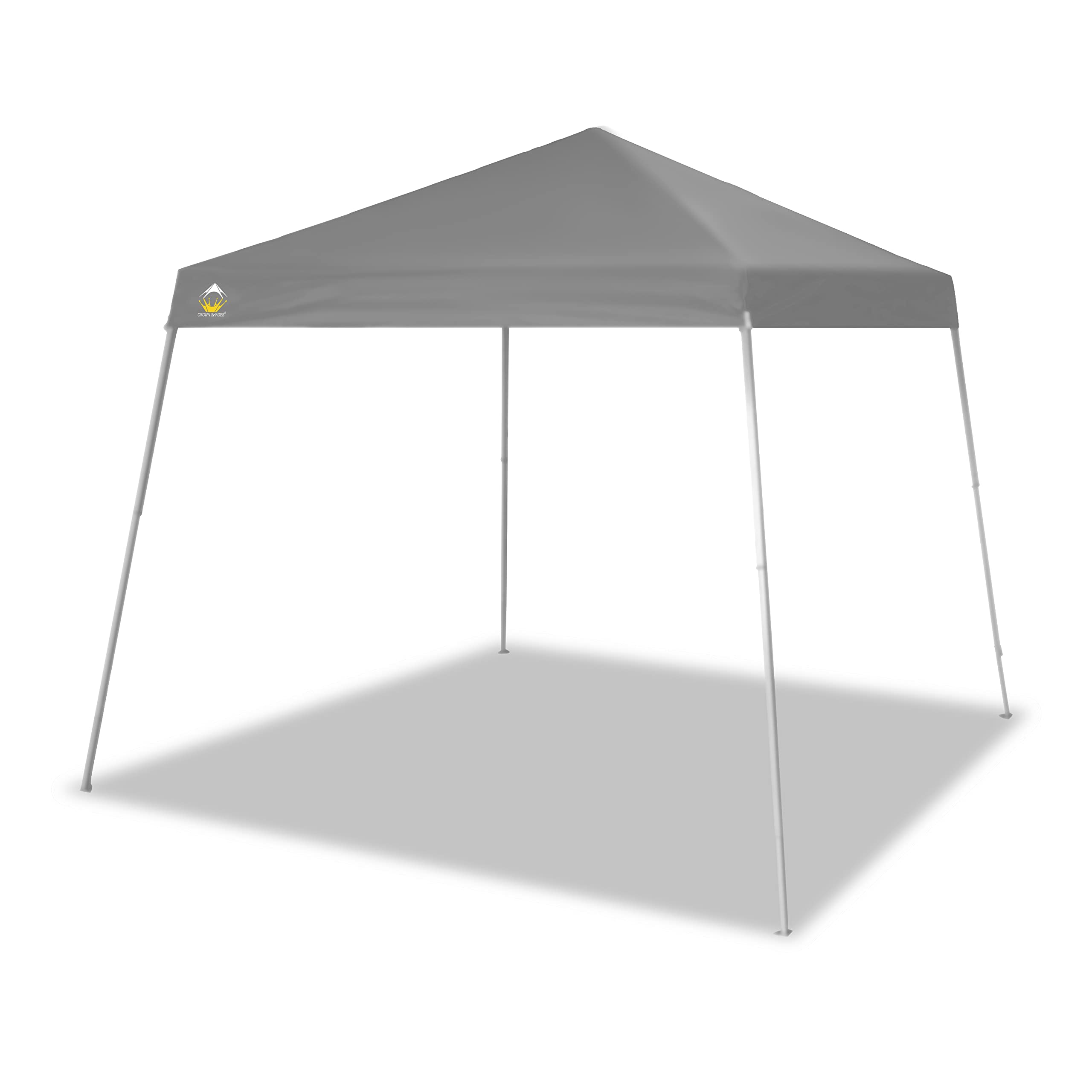 8x8 Pop Up Canopy Tent with Carry Bag - Outdoor Beach & Sports Shelter (Gray)