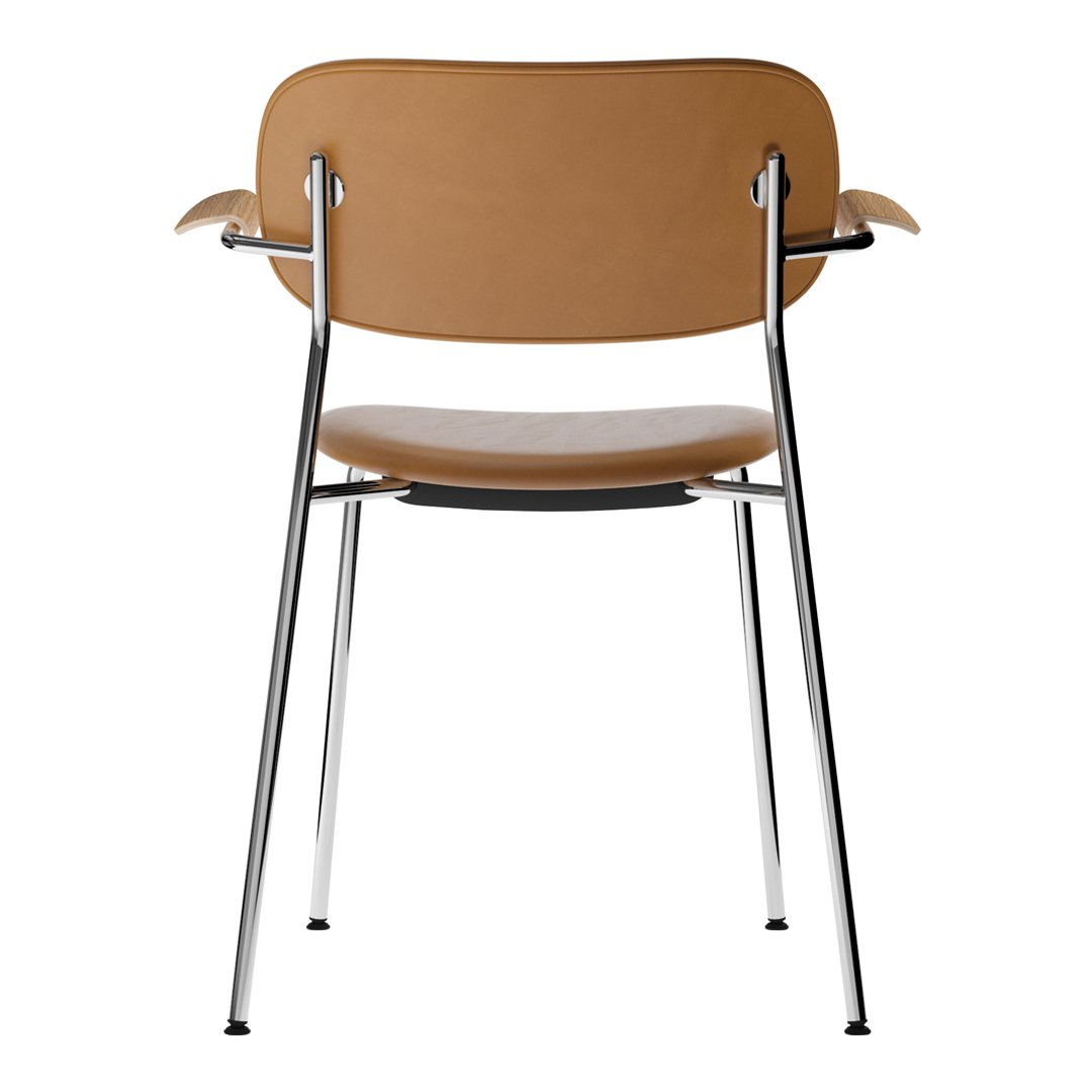 Modern Co Dining Chair with Armrests - Fully Upholstered Comfortable Seat for Kitchen, Dining Room & Breakfast Nook