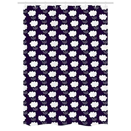 Dark Purple and White