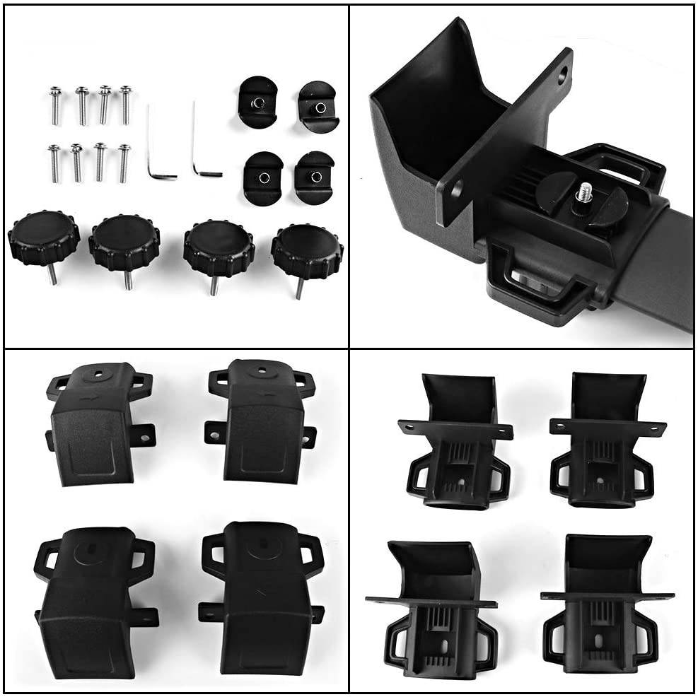 2017-2023 Jeep Compass Aluminum Roof Rack Cross Bars - OE Style Replacement for Cargo Carrier - Perfect for Camping, Road Trips & Outdoor Adventures