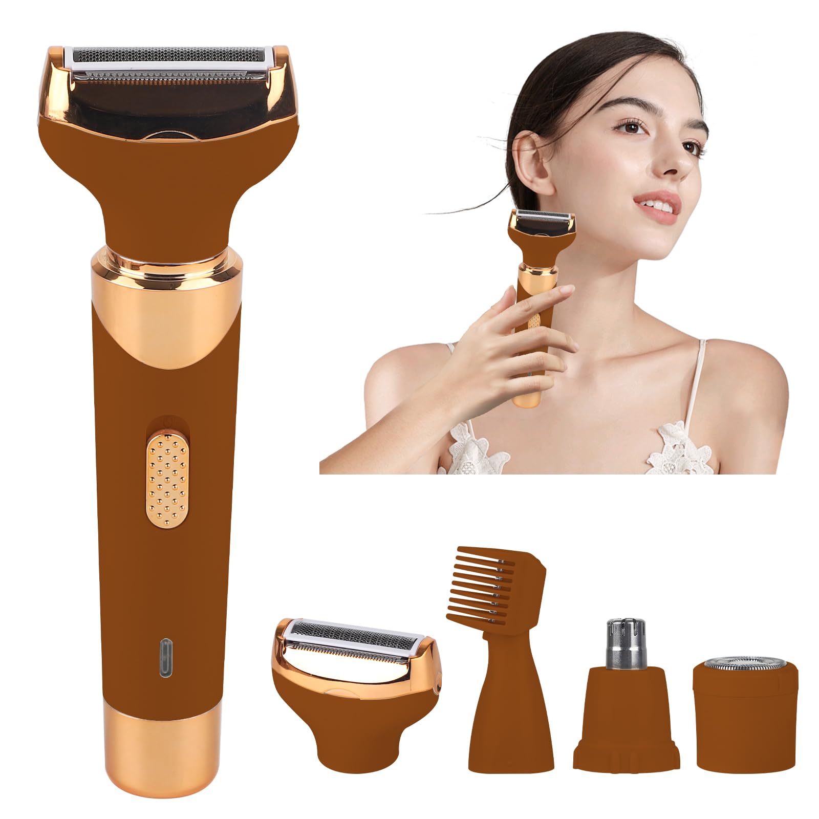 Best Electric Razor for Women & Men - Waterproof Cordless Shaver for Smooth Skin - Perfect for Travel, Gym & Daily Grooming