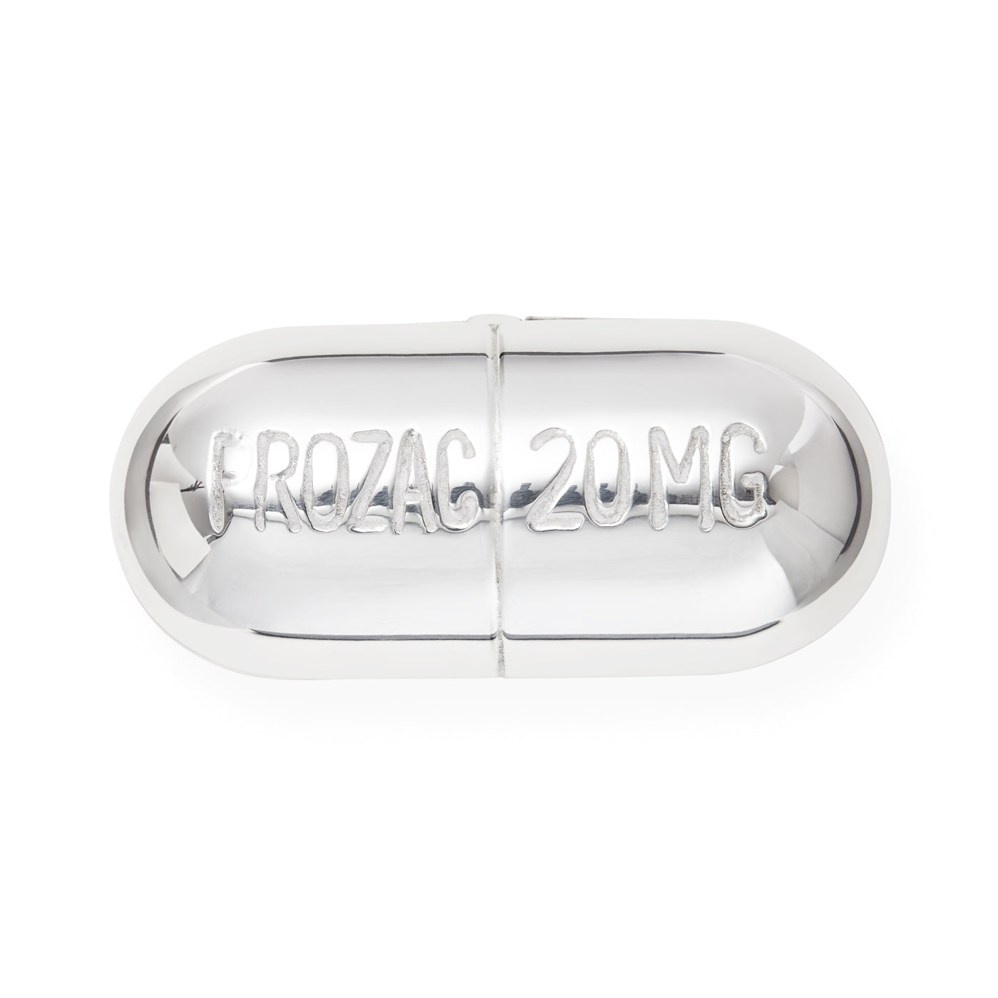 Premium Brass Pill Box for Prozac 30771 - Elegant & Durable Medication Organizer for Travel, Home, or Office Use