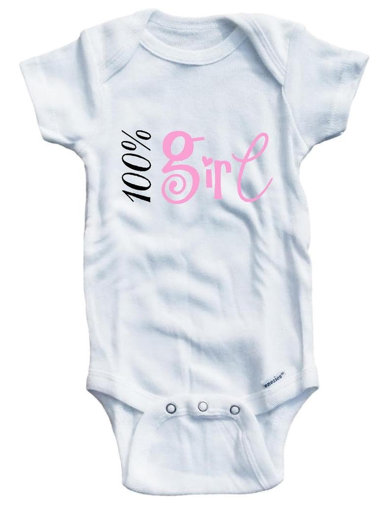 Baby Girls' 100% Cotton One-Piece Tee - Soft & Comfortable for Playtime