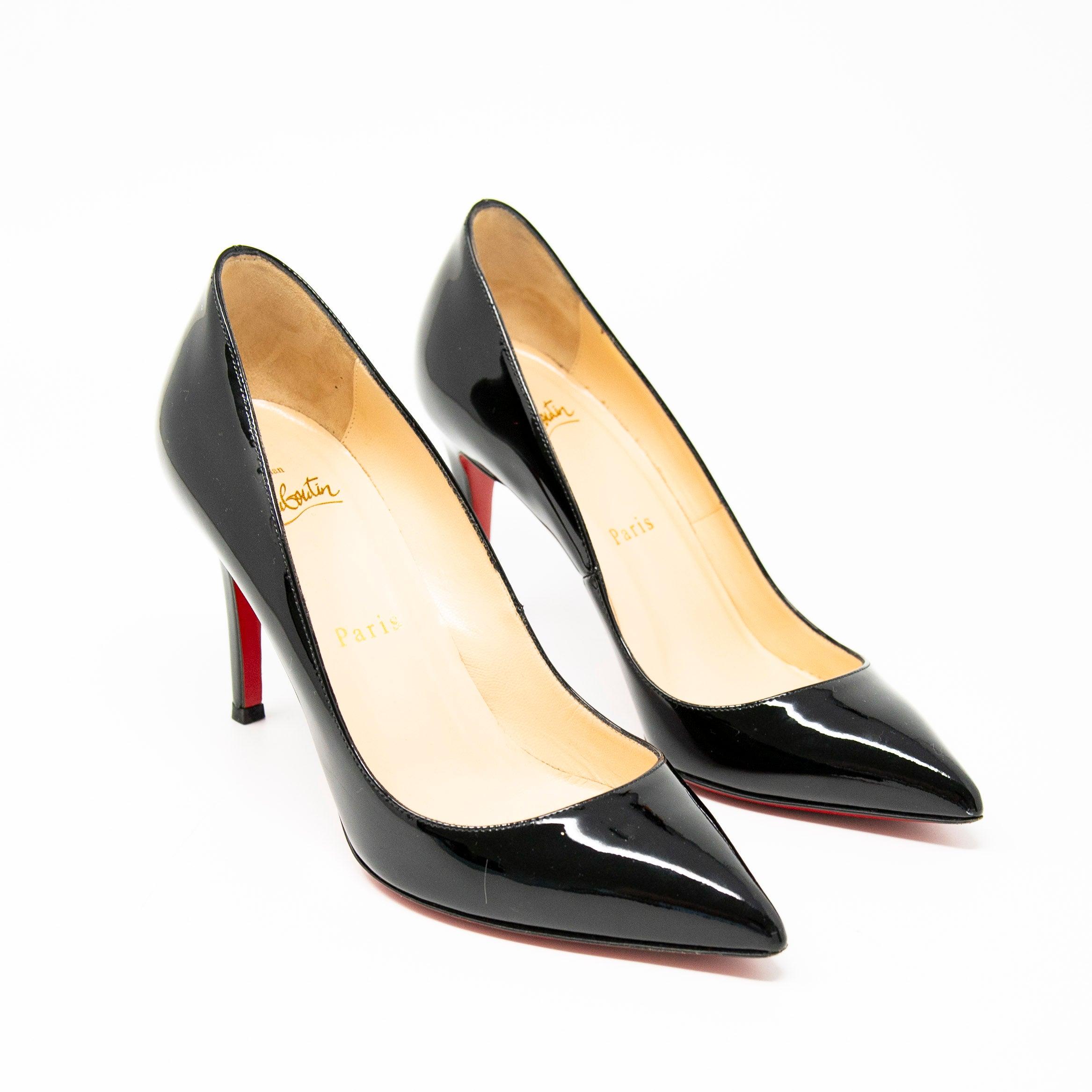 Christian Louboutin Black Pigalle Pumps Size 36 - Women's Classic Pointed Toe High Heels for Party, Wedding & Evening Wear