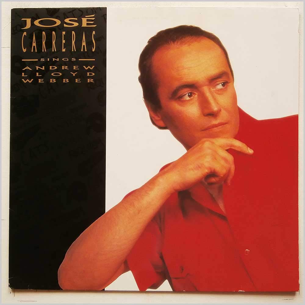 Jose Carreras Sings Andrew Lloyd Webber - Music of the Night (Video Laser Disc) | Classic Opera Performance for Home Theater & Music Collectors