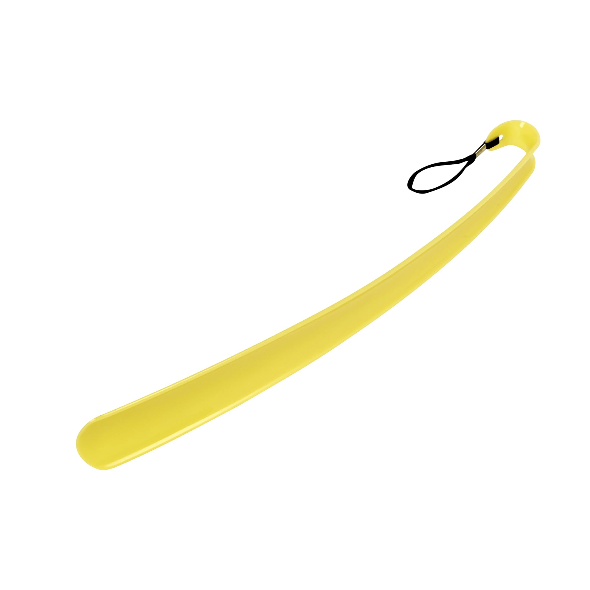 Homecraft 48223 Long Plastic Shoehorn with Curved Handle - Lightweight & Durable 16.5
