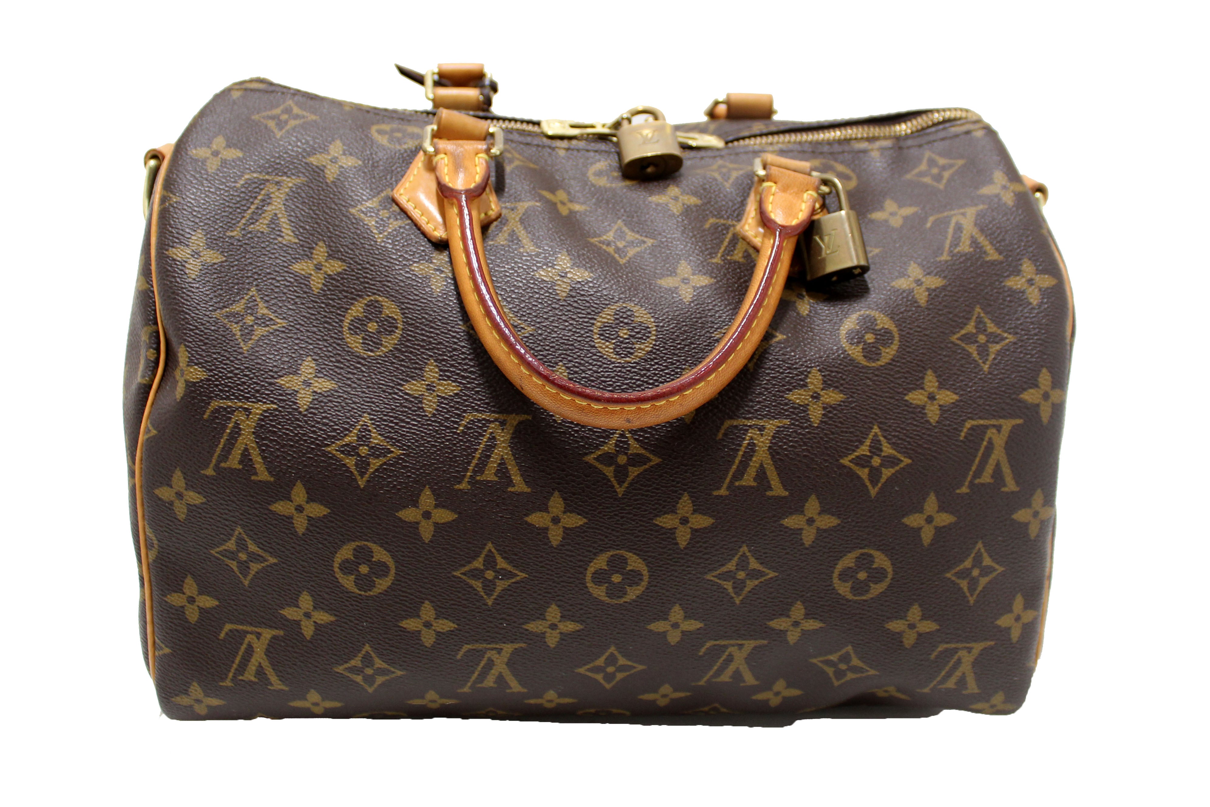Authentic Louis Vuitton Monogram Speedy 30 Bandouliere Crossbody Bag - Luxury Designer Handbag for Women, Perfect for Work, Travel & Everyday Use