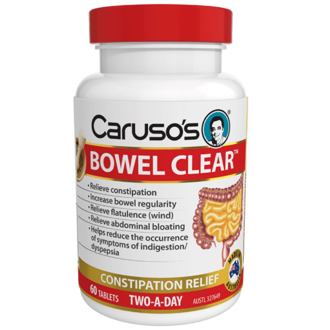 Caruso's Bowel Clear - Natural Digestive Support & Colon Cleanse Supplement | Supports Gut Health & Regularity for Daily Wellness