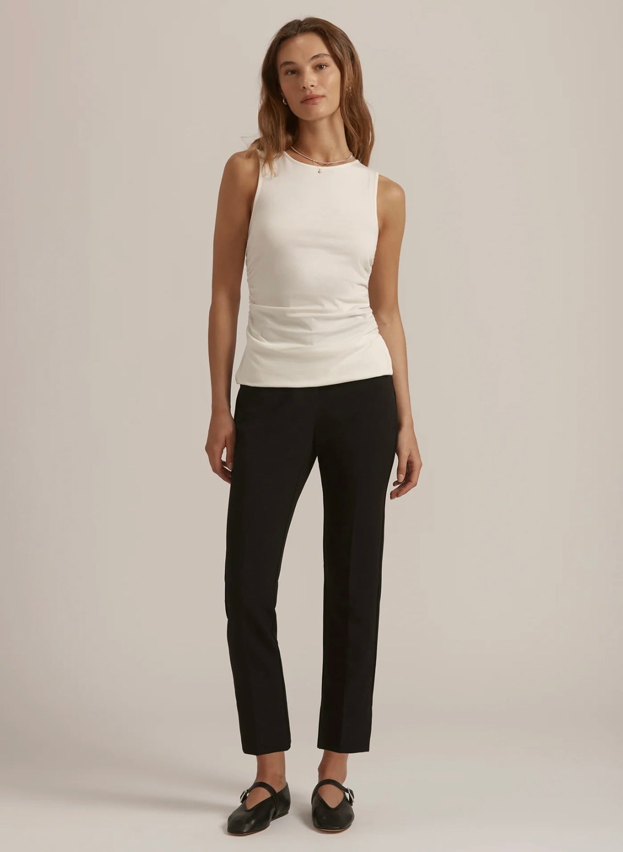 The Smooth Operator Ivory Top - Women's Elegant Blouse for Work & Evening Outfits | Perfect for Office, Dates & Special Occasions