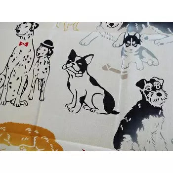 Kenema Tenugui - Japanese Traditional Hand Dyed Dog Breeds Cotton Cloth | Perfect for Pet Gifts, Home Decor & Japanese Culture Enthusiasts