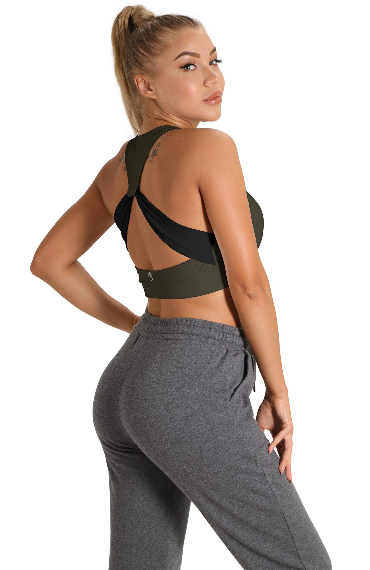 ICY ZONE Women's Workout Sports Bras - High Support Fitness, Running, Yoga & Athletic Exercise Tops for Active Lifestyles | Perfect for Gym, Jogging & Daily Wear