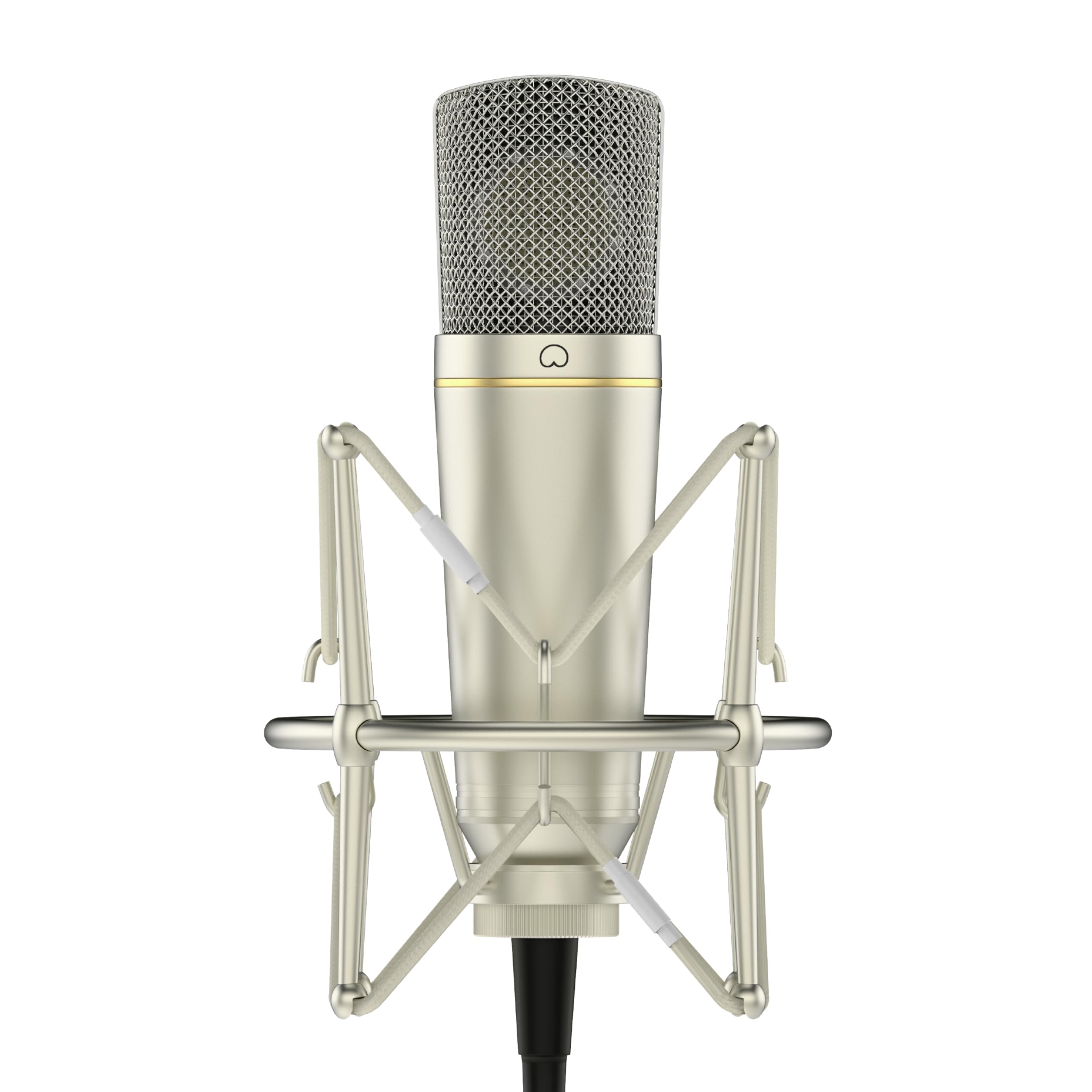 MA-67 Professional Studio Condenser Microphone with 34mm Gold Large Diaphragm - Includes Pop Filter, Shock Mount, XLR Cable & Mic Bag - Perfect for Home Studio Recording, Podcasting, Live Streaming & Voice Overs