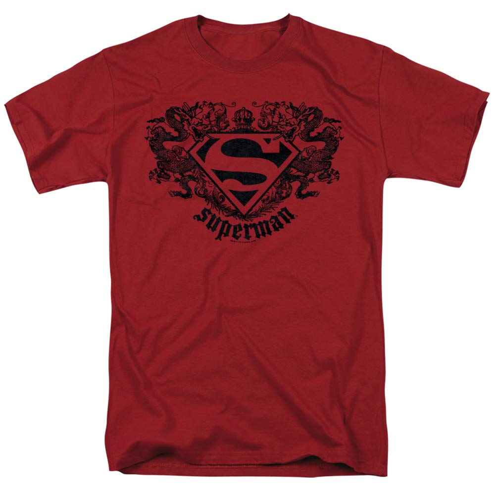 Superman Dragon Graphic T-Shirt for Men & Women | Unisex Adult Tee for Casual Wear, Cosplay & Superhero Fans