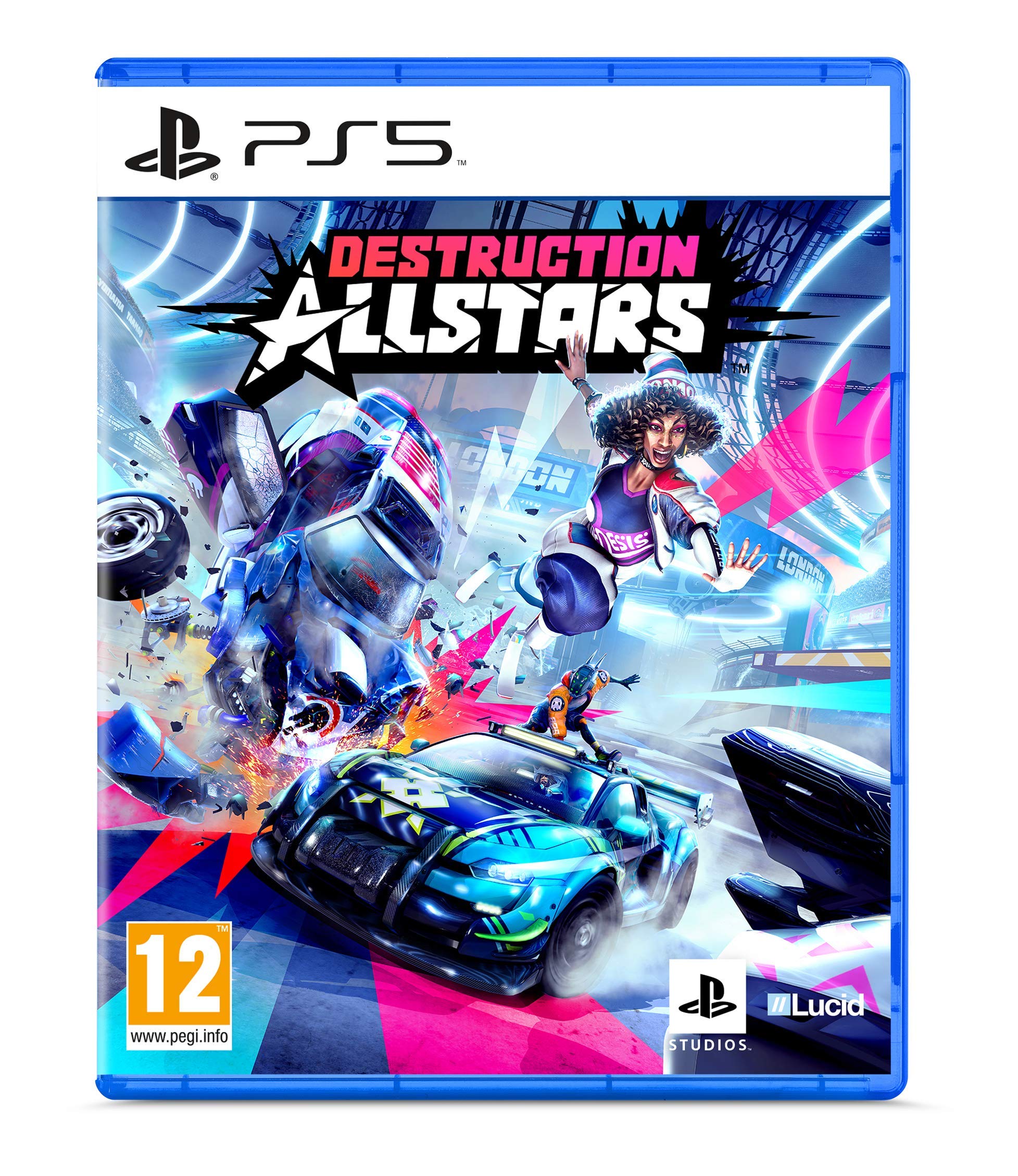 Destruction All-Stars - PS5 Game | Action-Packed Multiplayer Racing & Combat | Perfect for Competitive Gaming & Online Play