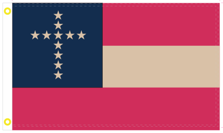 5th Kentucky Infantry 3'x5' Flag - Rough Tex 100D Heavy Duty Nylon - Civil War Reenactment, Historical Display & Patriotic Decor
