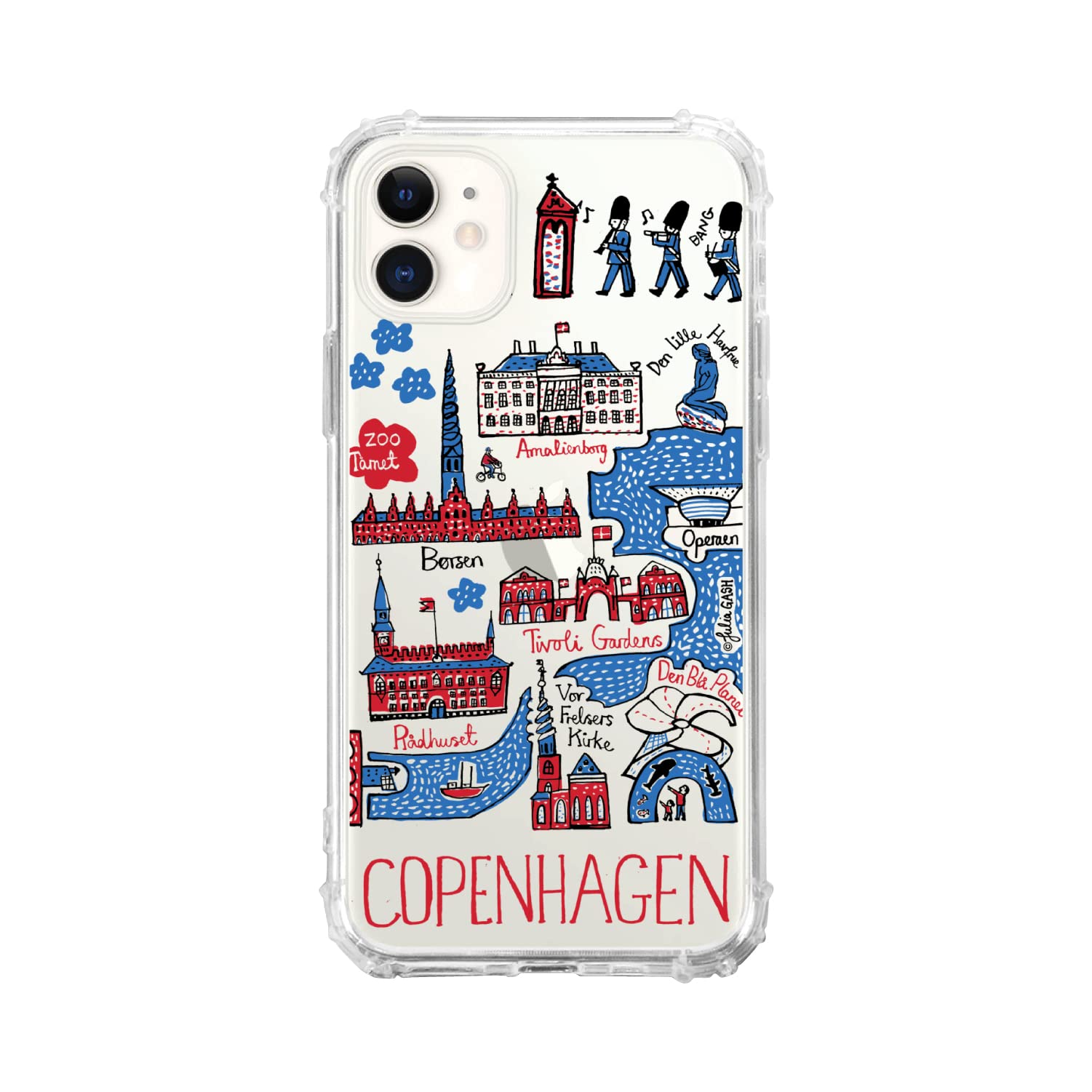 OTM Essentials One Day in Copenhagen Cityscape Travel Phone Case - Durable Protective Cover for iPhone & Samsung - Perfect for Travel, Sightseeing & Daily Use