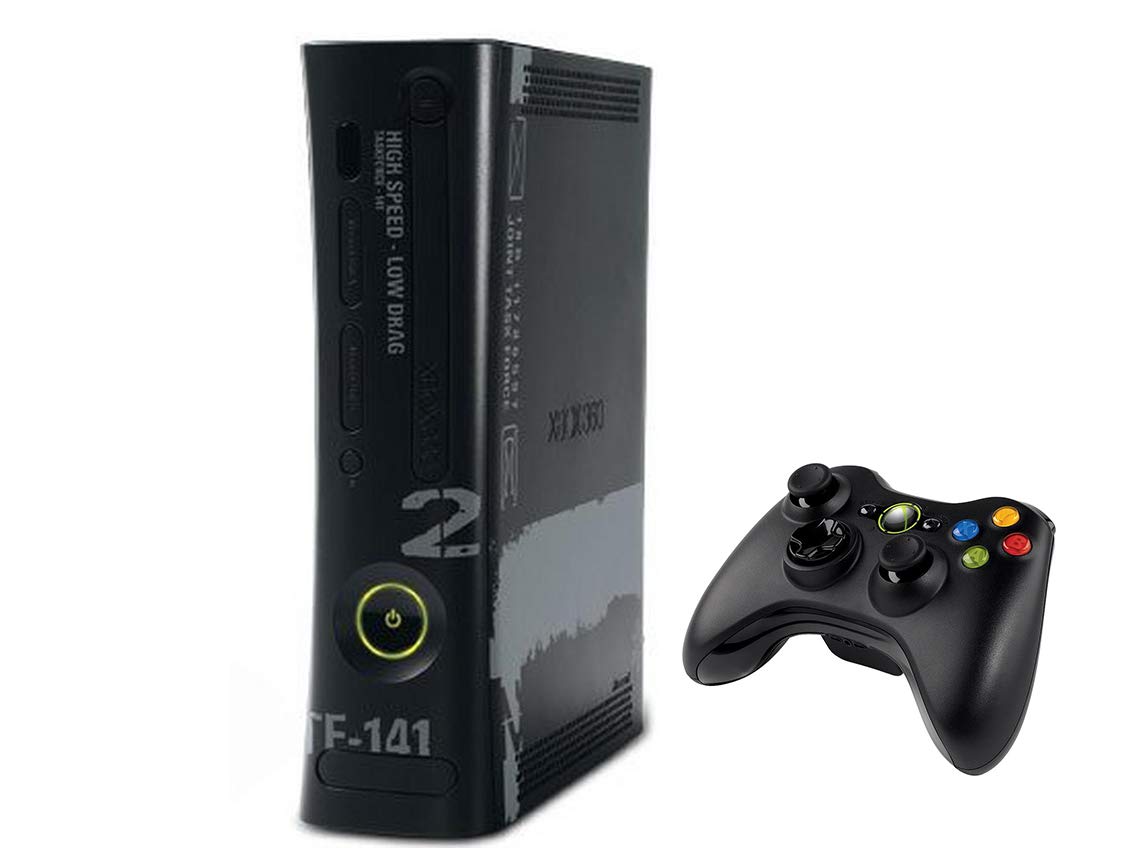 Refurbished Xbox 360 Limited Edition Call of Duty: Modern Warfare 2 120GB Console Bundle - Gaming System for FPS Fans & Collectors | Perfect for Multiplayer Battles & Retro Gaming Nights