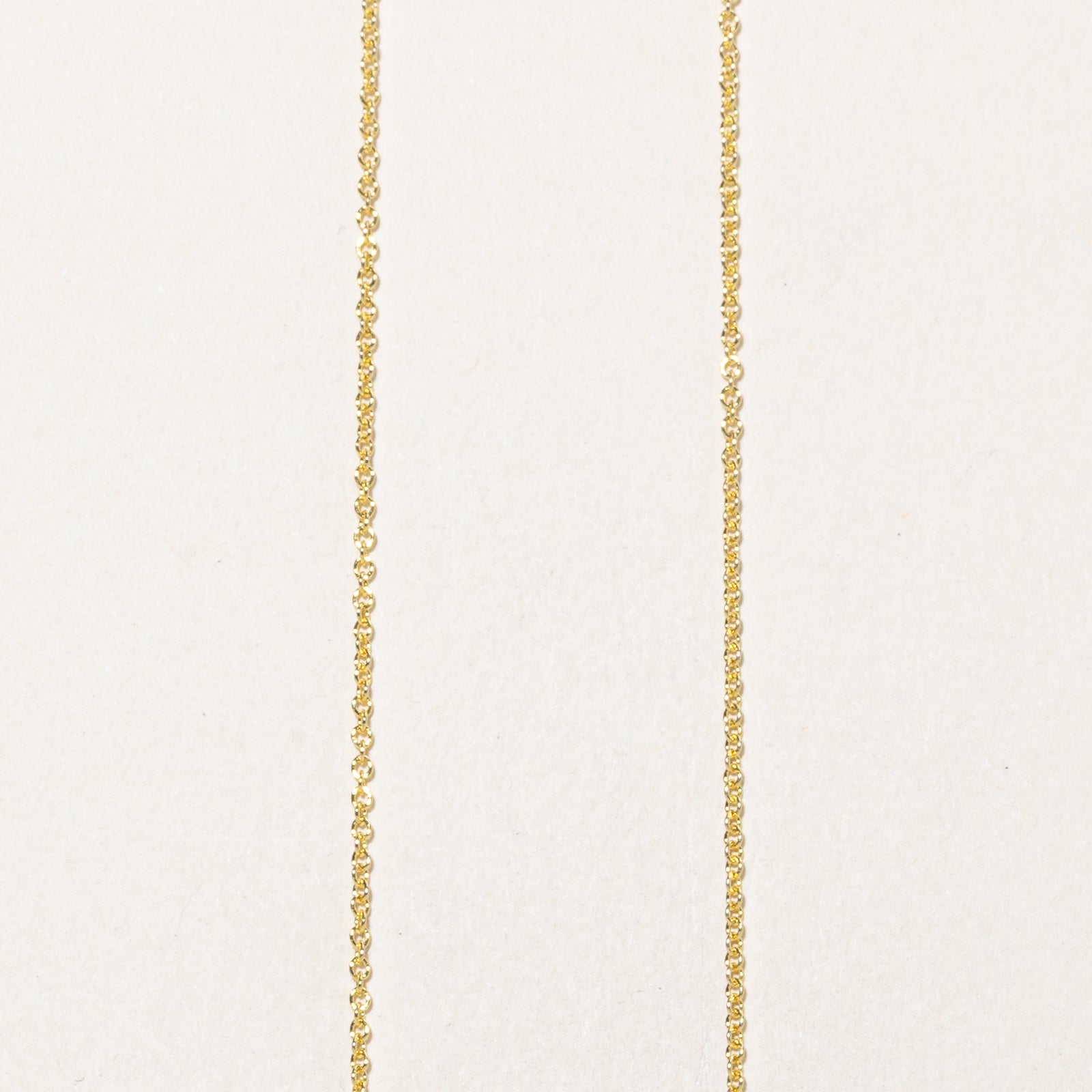 Effy 14K Yellow Gold Cable Link Chain Necklace - 18 Inch Classic Cable Chain for Women, Perfect for Layering, Everyday Wear & Special Occasions