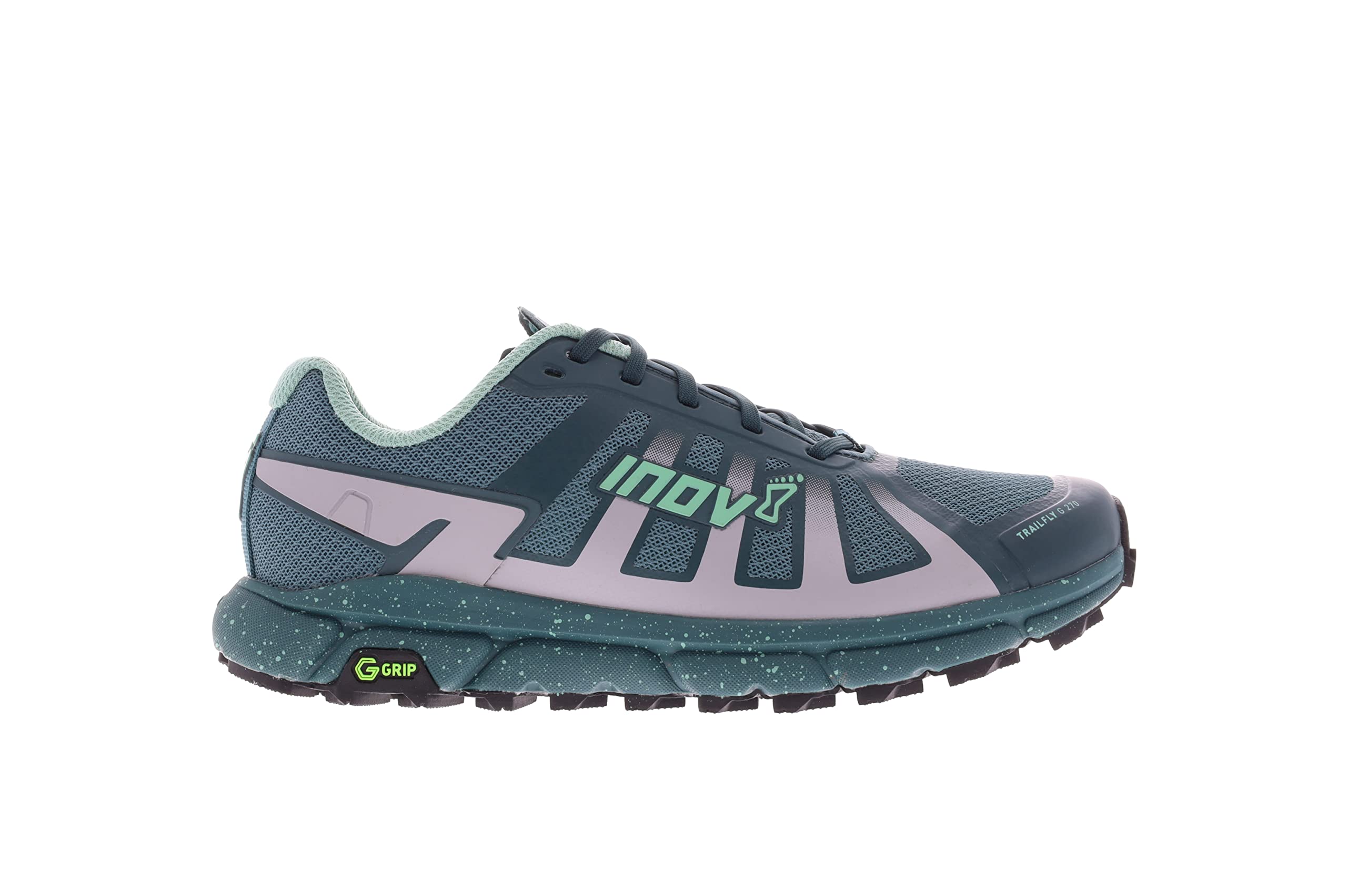 INOV8 Women's Trailfly G 270 Trail Running Shoes - Lightweight Hiking Sneakers for Women with Grip & Cushioning - Perfect for Mountain Trails, Jogging & Outdoor Adventures