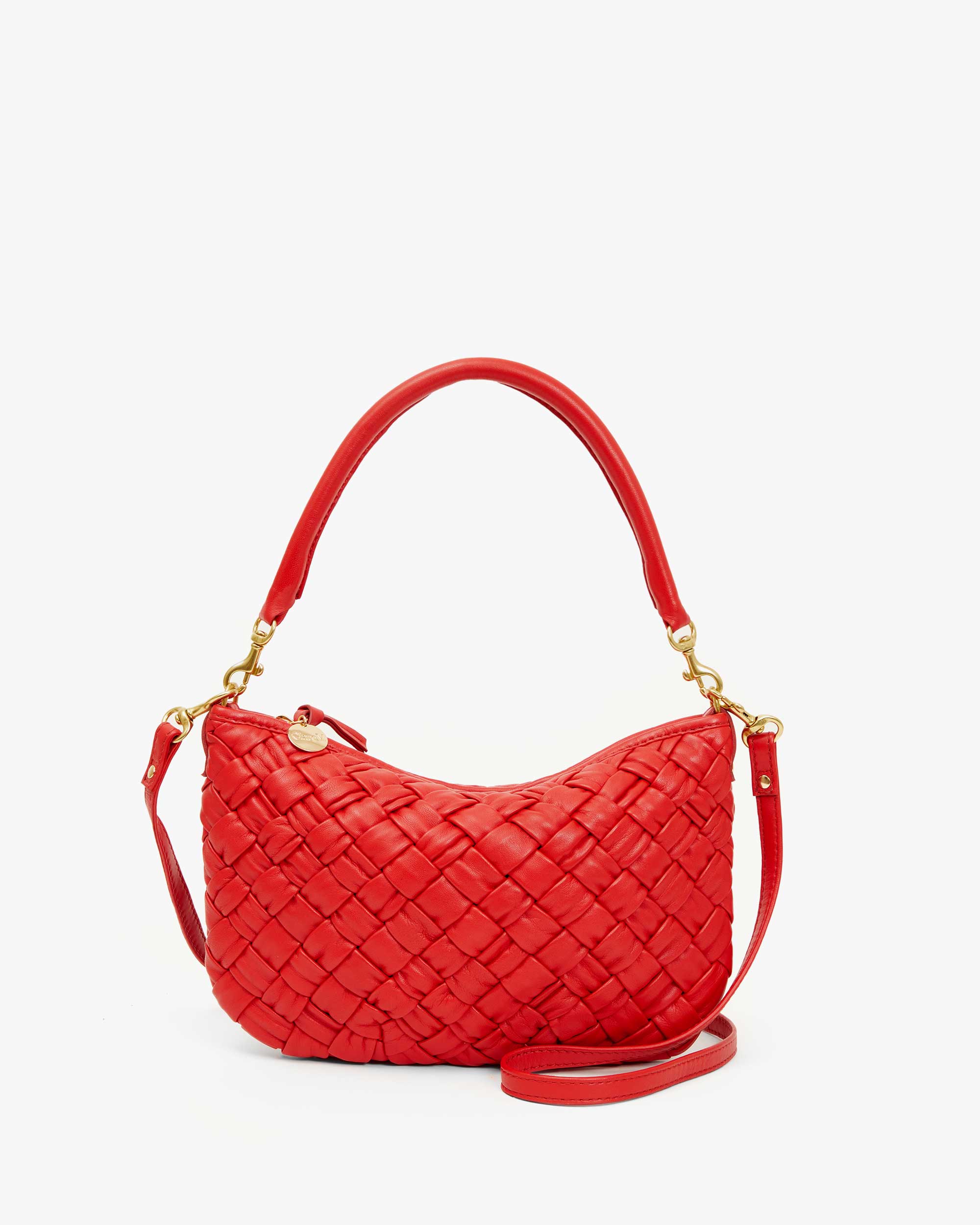 Rosa Puffy Woven Medium Messenger Bag for Women - Stylish Crossbody Purse for Work, Travel & Daily Use