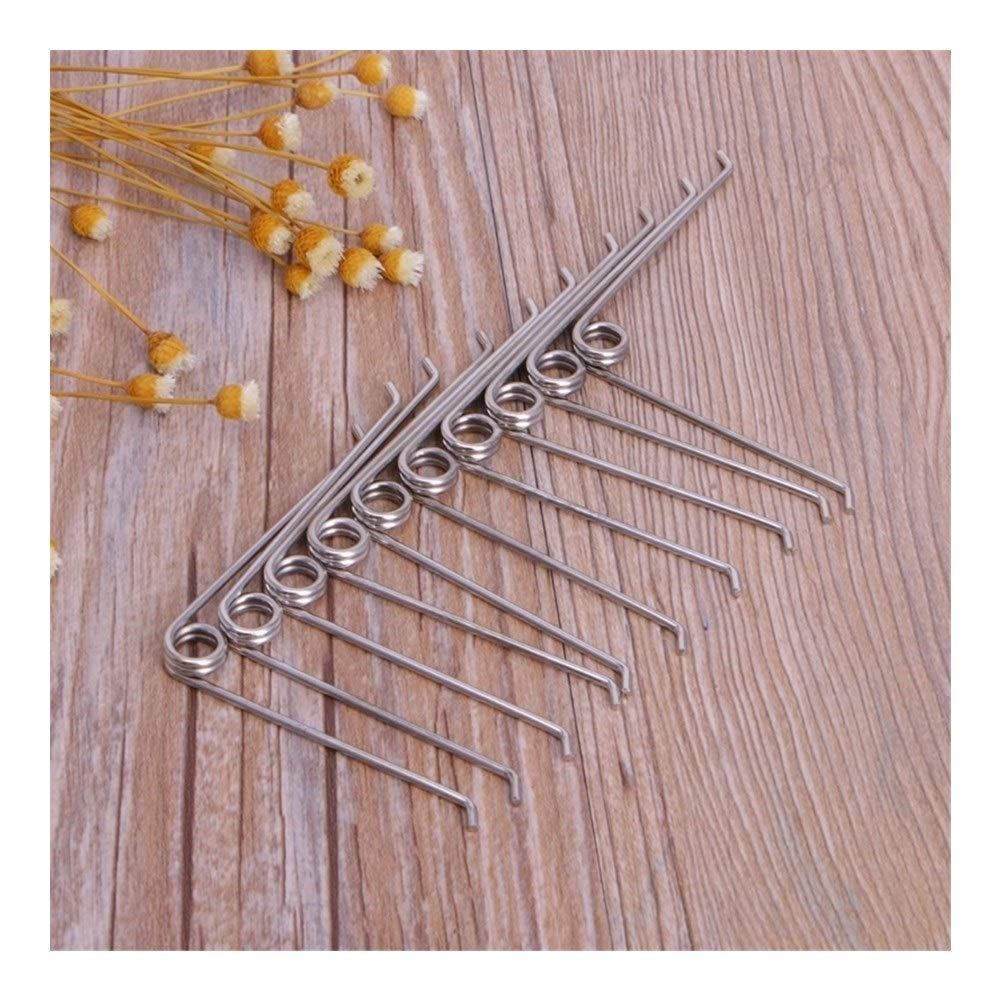 WYHM 10Pcs V-Shaped Steel Compression Springs - Replacement Parts for Gardening Scissors, DIY Tools & Repair Accessories | Perfect for Pruning Shears, Hedge Trimmers & Household Tool Maintenance