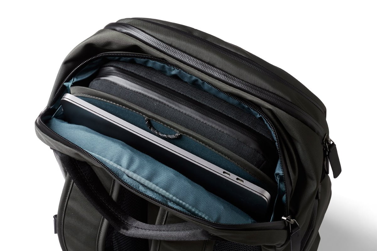 Bellroy Transit Workpack Pro 28L - Premium Waterproof Laptop Backpack for Business Travel & Commuting - Durable Work Bag with USB Charging Port & Spacious Storage for Men & Women