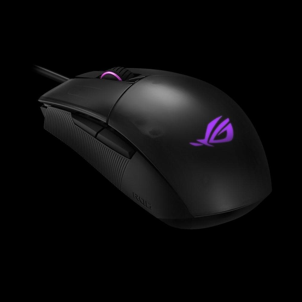ASUS ROG Strix Impact II Wired Gaming Mouse with Aura Sync RGB Lighting, 6200 DPI, Ergonomic Design - Perfect for FPS, MOBA Games and Esports Tournaments (2-Year Warranty)