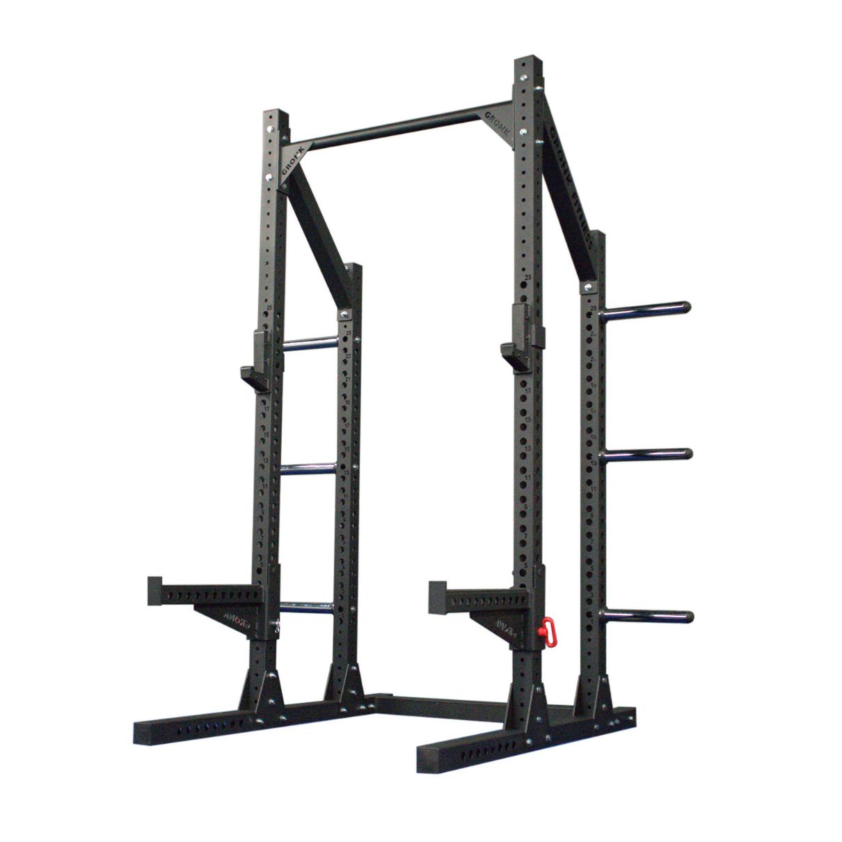 Gronk Fitness Commercial Half Rack - Heavy Duty Power Cage for Home & Gym Strength Training - Perfect for Squat Rack, Bench Press, Pull-Ups & Weightlifting Workouts