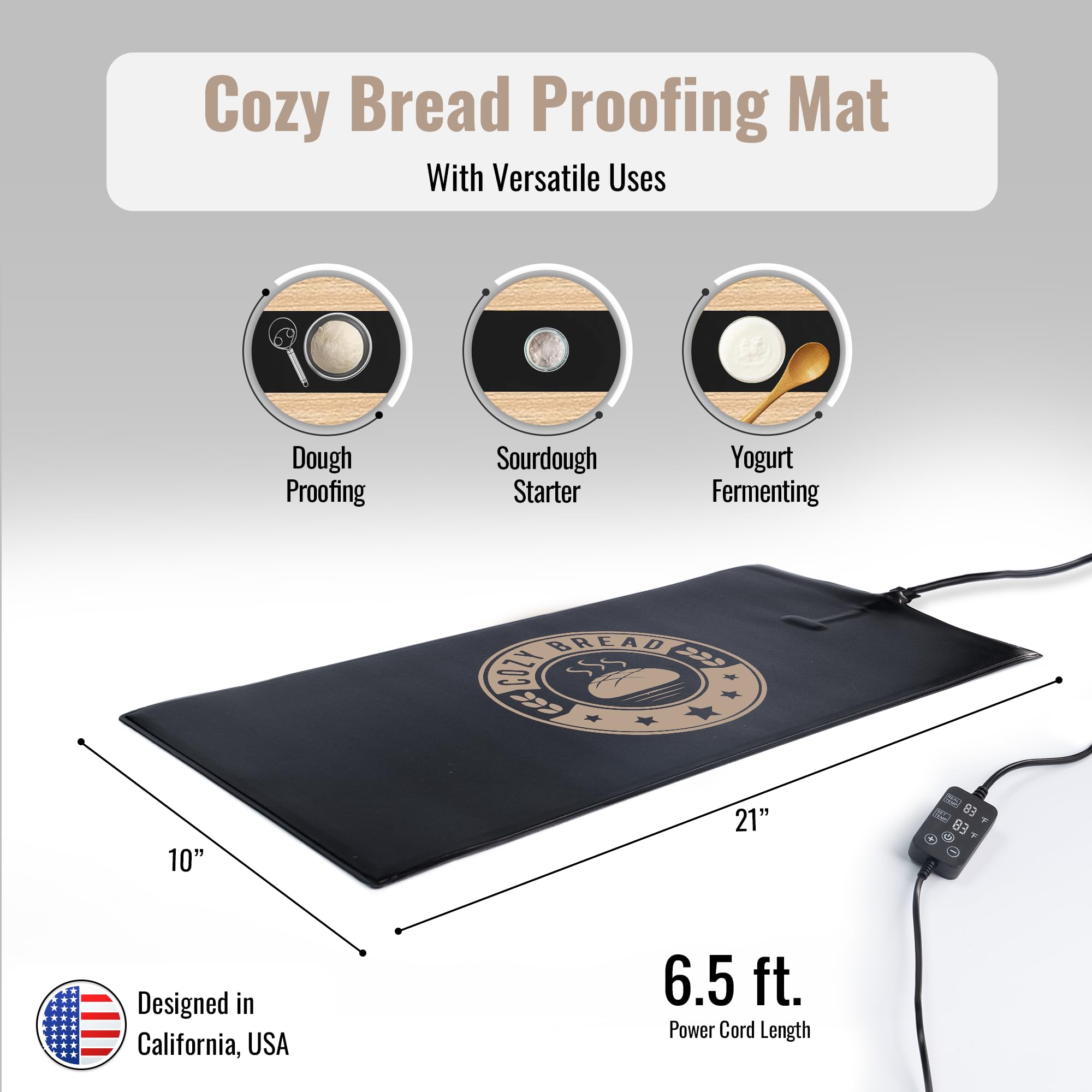 Cozy Bread® Sourdough Proofing Mat - 10