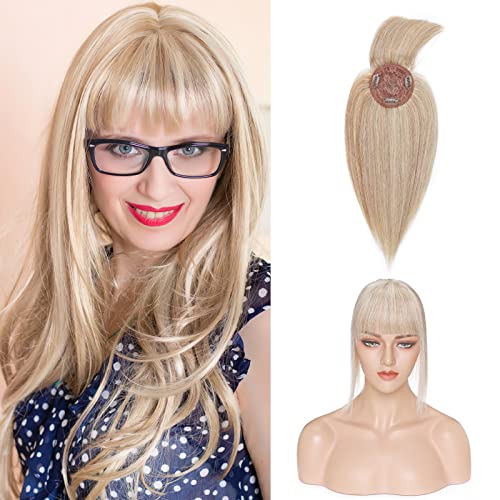 With bangs-Ash Blonde&Bleach Blonde #18P613